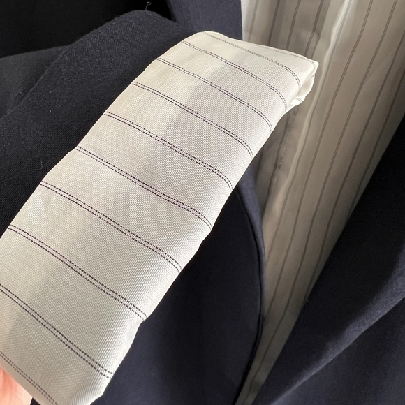 revolve long blazer / jacket - navy, one size - Picture 5 of 7